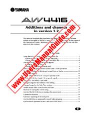 View AW4416 pdf Additions & changes in version 1.2