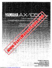 Voir AX-1050 pdf MODE D'EMPLOI