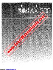 Ver AX-300 pdf EL MANUAL DEL PROPIETARIO