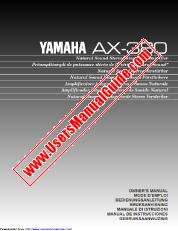 Visualizza AX-380 pdf MANUALE DEL PROPRIETARIO