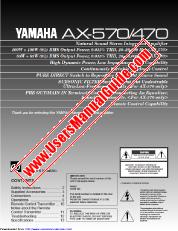 Visualizza AX-470 pdf MANUALE DEL PROPRIETARIO