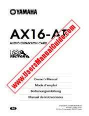 Vezi AX16-AT pdf Manualul proprietarului