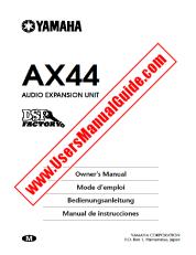 Ver AX44 pdf El manual del propietario