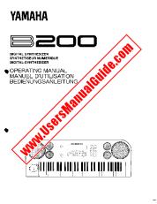 Ver B200 pdf Manual De Propietario (Imagen)
