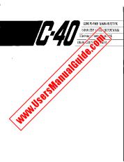 Visualizza C-40 pdf Manuale del proprietario (immagine)