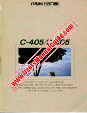 Ver C-405 pdf Manual De Propietario (Imagen)