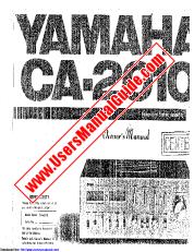 Visualizza CA-2010 pdf MANUALE DEL PROPRIETARIO