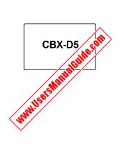 Voir CBX-D5 pdf Mode d'emploi 1