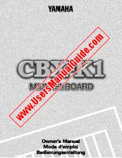 Voir CBX-K1 pdf Mode d'emploi