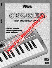 Ver CBX-K1XG pdf El manual del propietario