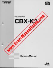 View CBX-K3 pdf Owner's Manual