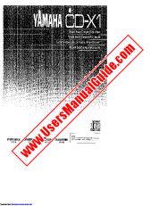 Visualizza CD-X1 pdf MANUALE DEL PROPRIETARIO