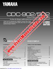 Voir CDC-502 pdf MODE D'EMPLOI