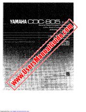 Voir CDC-805 pdf MODE D'EMPLOI