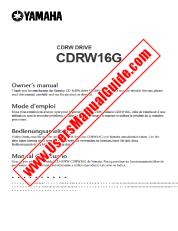 Ver CDRW16G pdf El manual del propietario