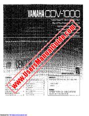 Vezi CDV-1000 pdf MANUAL DE