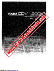 Voir CDV-1200K pdf MODE D'EMPLOI