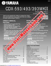 View CDX-393MKII pdf OWNER'S MANUAL