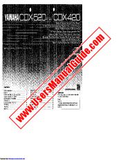 Vezi CDX-420 pdf MANUAL DE