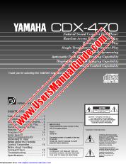 View CDX-470 pdf OWNER'S MANUAL
