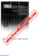 View CDX-5000 pdf OWNER'S MANUAL
