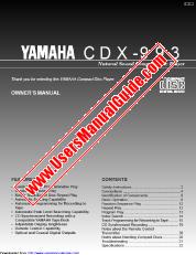 Voir CDX-993 pdf MODE D'EMPLOI
