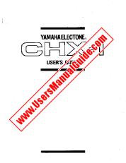 View CHX-1 pdf Owner's Manual