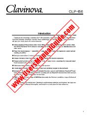 Vezi CLP-156 pdf Manualul proprietarului