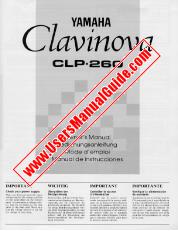 Vezi CLP-260 pdf Manualul proprietarului (imagine)
