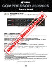 View Add-On Effects pdf COMP260/260S Owner's Manual