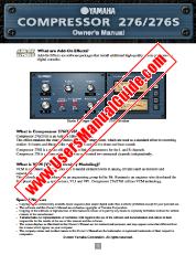 Ver Add-On Effects pdf COMP276 / 276S Manual De Usuario