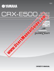 Voir CRX-E500 pdf Mode d'emploi