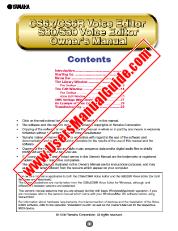 Ver CS6R Voice Editor pdf El manual del propietario