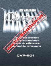 View CVP-201 pdf Reference Booklet