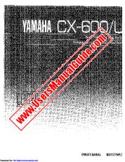 Voir CX-600 pdf MODE D'EMPLOI