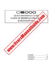 View D5000 pdf Quick Reference Guide