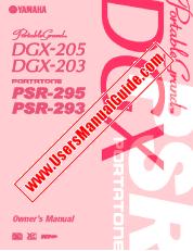Ansicht DGX-205 pdf Bedienungsanleitung