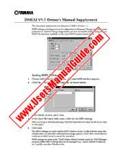 Ver DME32 pdf Suplemento V1.1