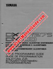 Voir DX27 pdf Guide de programmation de la voix (Image)