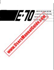 Ver E-70 pdf Manual De Propietario (Imagen)