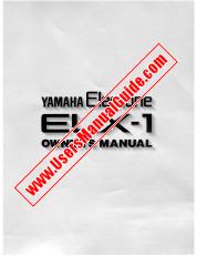 Ver ELX-1 pdf Manual De Propietario (Imagen)
