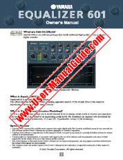 View Add-On Effects pdf EQ601 Owner's Manual