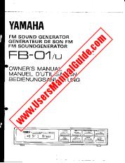 Ver FB-01 pdf El manual del propietario