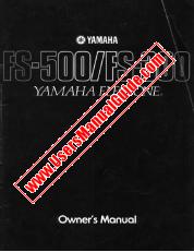 Vezi FS-500 pdf Manualul proprietarului (imagine)