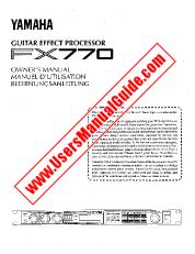 Ver FX770 pdf Manual De Propietario (Imagen)