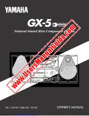 Ver GX-5 pdf EL MANUAL DEL PROPIETARIO
