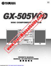 Voir GX-505VCD pdf MODE D'EMPLOI