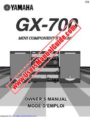 Ver GX-700 pdf EL MANUAL DEL PROPIETARIO