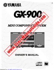 View GX-900 pdf OWNER'S MANUAL