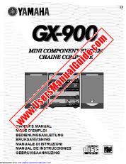 Ver GX-900RDS pdf EL MANUAL DEL PROPIETARIO